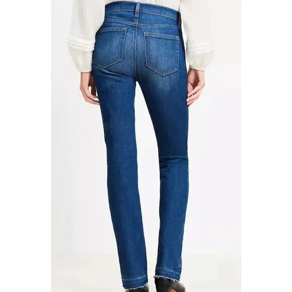 Loft the boot mid rise rolled down hem jean size 27/4 petite - Picture 2 of 12